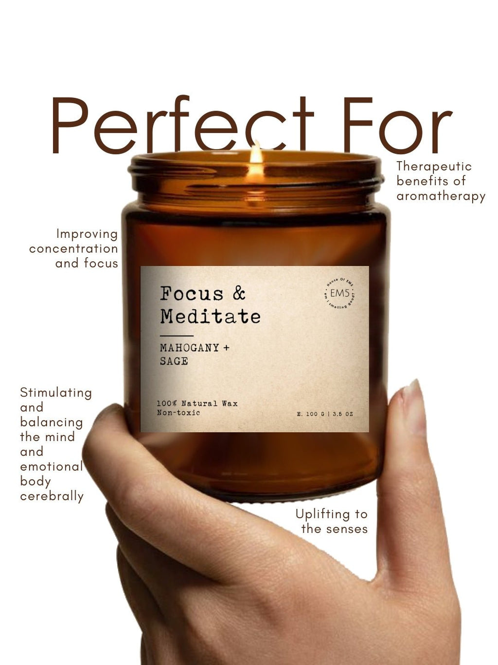 Focus & Meditate | Aromatherapy Scented Candles