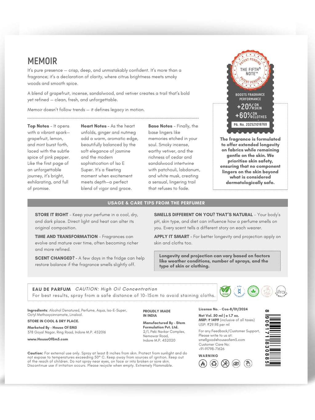 Memoir | Eau De Parfum