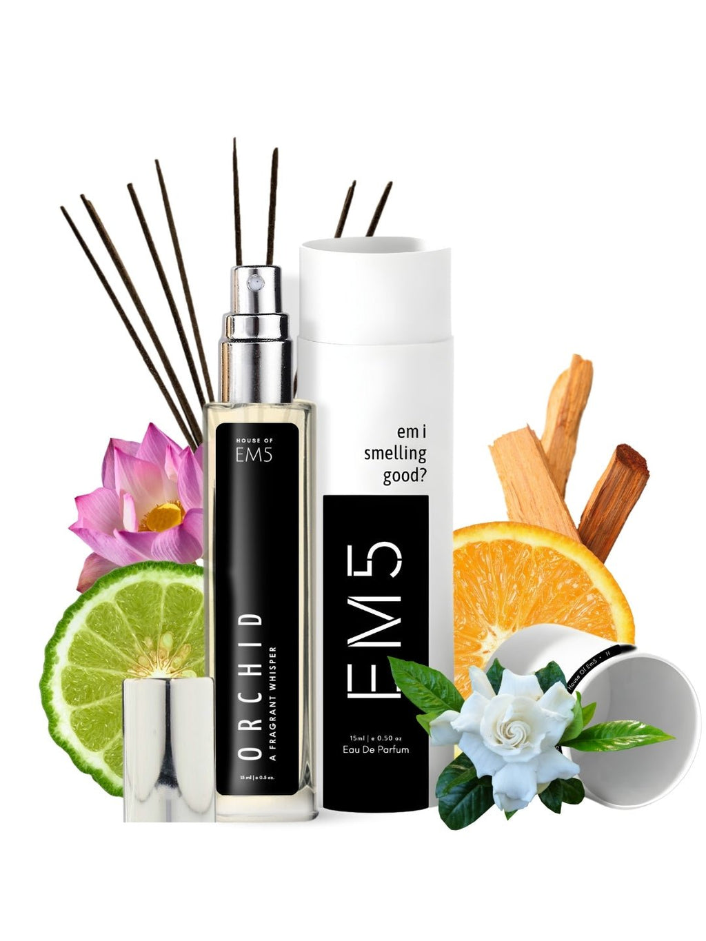 EM5™ Orchid Perfume for Women | Eau De Parfum Spray | Warm Spicy Earthy Woody Fragrance Accords | Luxury Gift for Her | Sizes Available: 50 ml / 15 ml - House of EM5