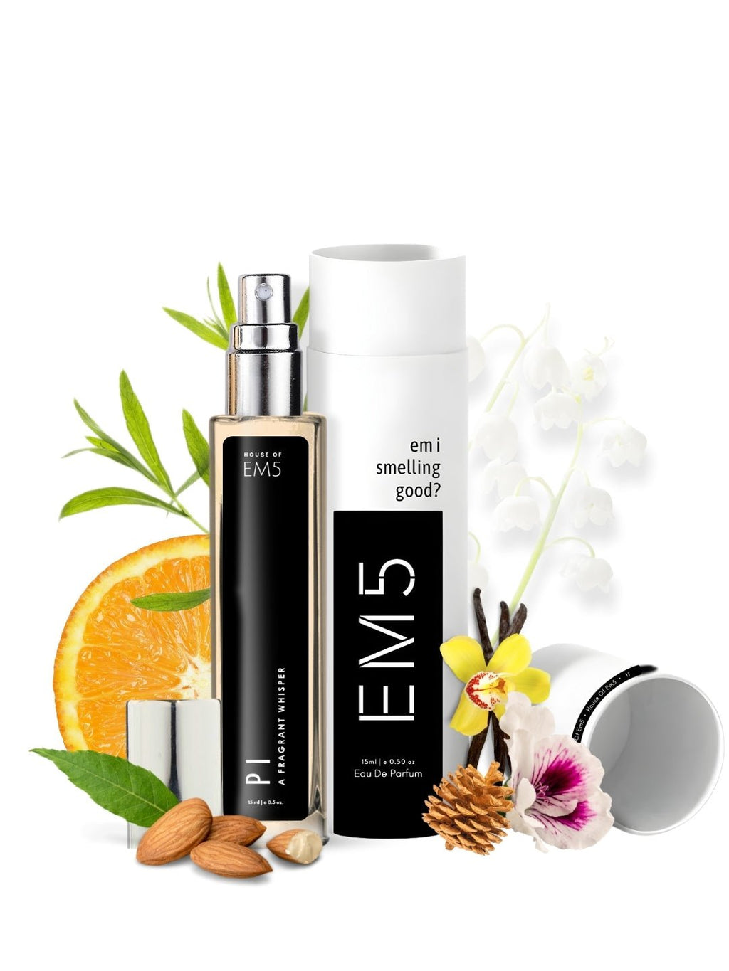 EM5™ Pi π Perfume for Men | Eau de Parfum Spray | Sweet Aromatic Warm Spicy Fragrance Accords | Luxury Gift for Him | Sizes Available: 50 ml / 15 ml - House of EM5