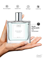EM5™ Soiree Perfume for Men | Eau De Parfum Spray | Spicy Amber Citrus Fragrance Accords | Luxury Gift for Him | Sizes Available: 50 ml / 15 ml - House of EM5