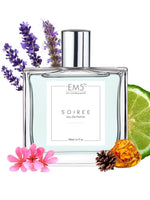 EM5™ Soiree Perfume for Men | Eau De Parfum Spray | Spicy Amber Citrus Fragrance Accords | Luxury Gift for Him | Sizes Available: 50 ml / 15 ml - House of EM5