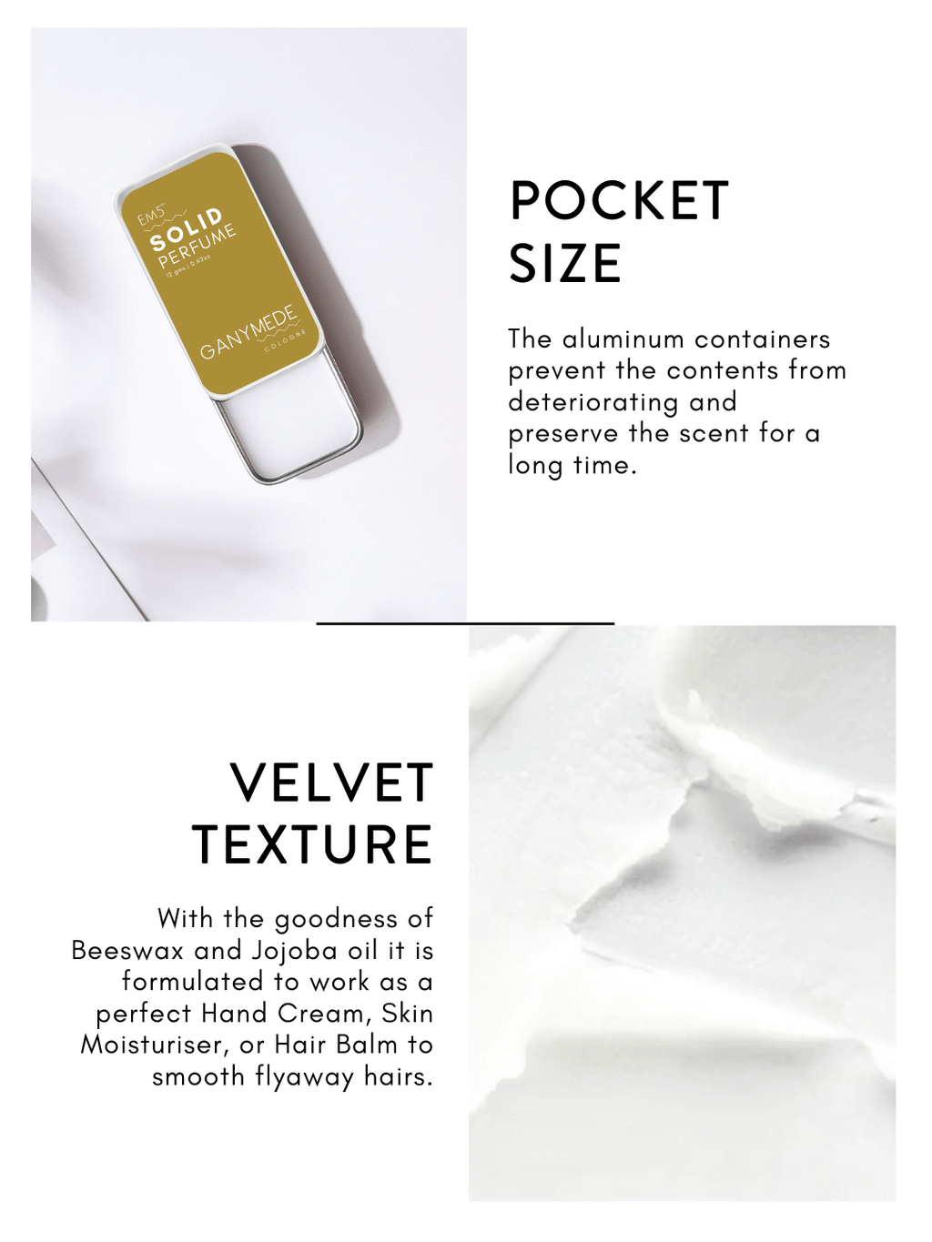 Unisex Set of 4 Solid Perfumes