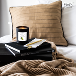 EM5™ Set of 4 Scented Candles | Cinnamon Vanilla, White Tea & Pear, Apricot Apple, Morning Dew | 80 Hrs Burn Time | 4X60Gm Each - House of EM5