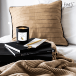 EM5™ 4 Scented Candles Set | Vanilla Latte, Ginseng Green Tea, Lavender Cranberry, Myrrh Tonka | 80 Hrs Burn Time | 4X60Gm Each - House of EM5