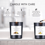 EM5™ Set of 4 Scented Candles | Saffron Oud, Bergamot Amber, Apple Bergamot, Ginger Cinnamon | 80 Hrs Burn Time | 4X60Gm Each - House of EM5