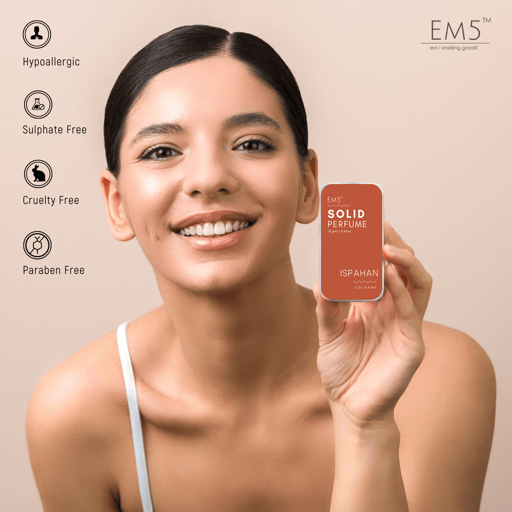 EM5™ Ispahan | Solid Perfume for Men & Women | Alcohol Free Strong las ...