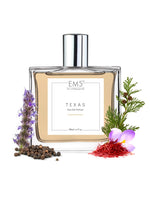 EM5™ Texas Perfume for Men | Spicy Woody Sweet Aromatic Fragrance | 50 ml Eau de Parfum Spray | Luxury Gift for Him