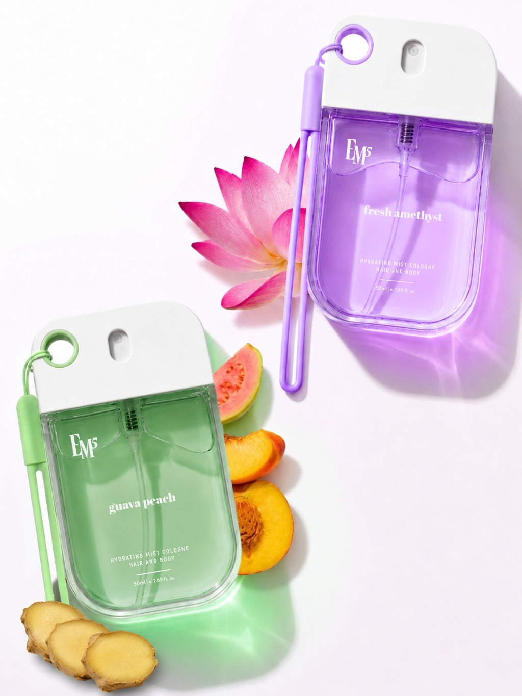 Guava Peach & Fresh Amethyst Hair & Body Mist