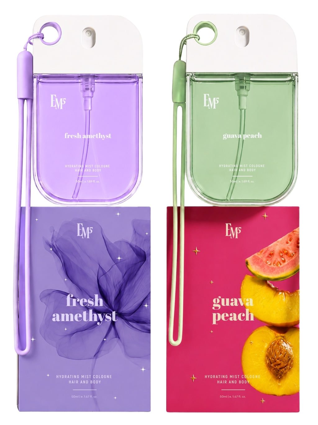 Guava Peach & Fresh Amethyst Hair & Body Mist