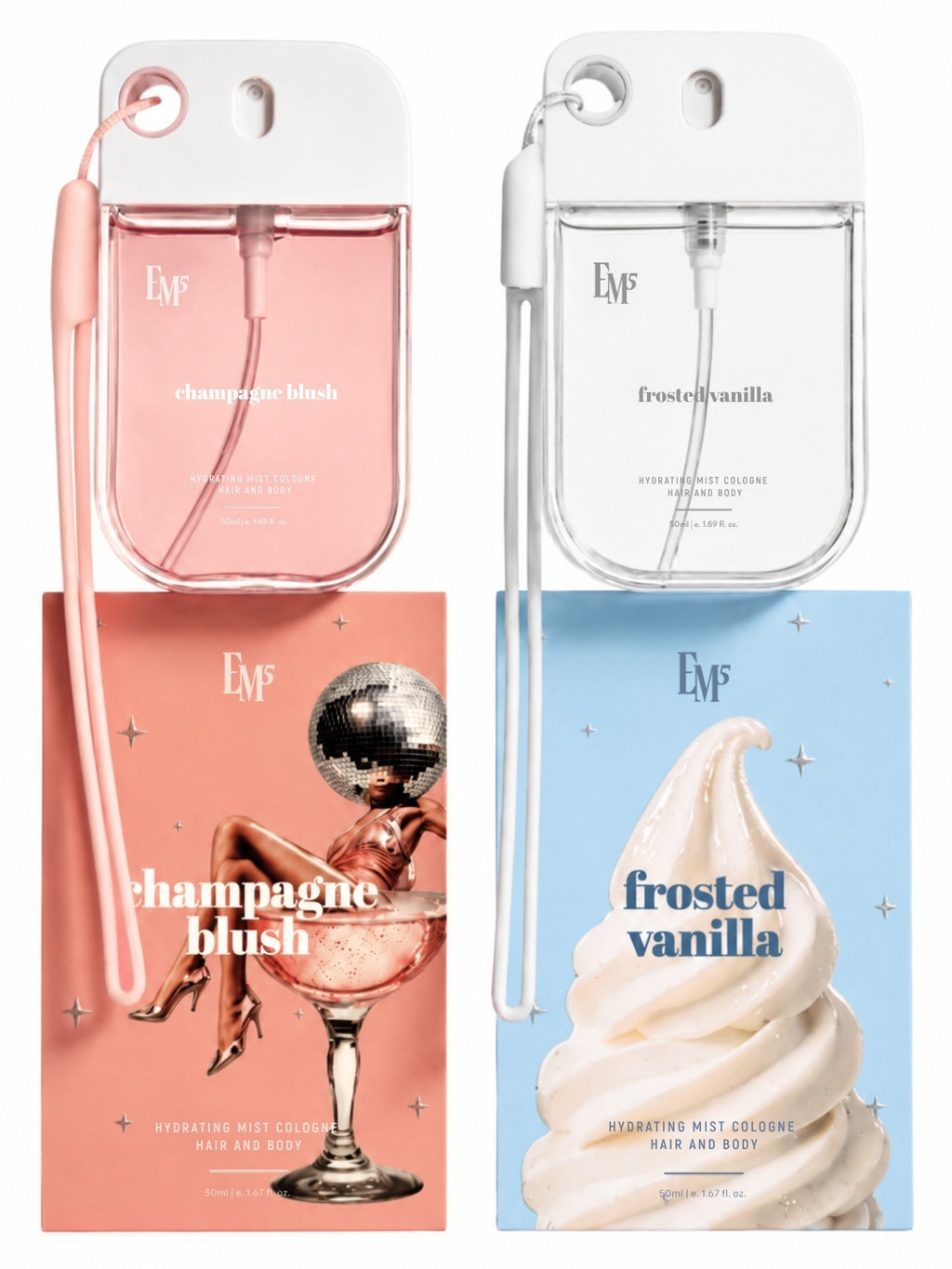 Champagne Blush & Frosted Vanilla Hair & Body Mist