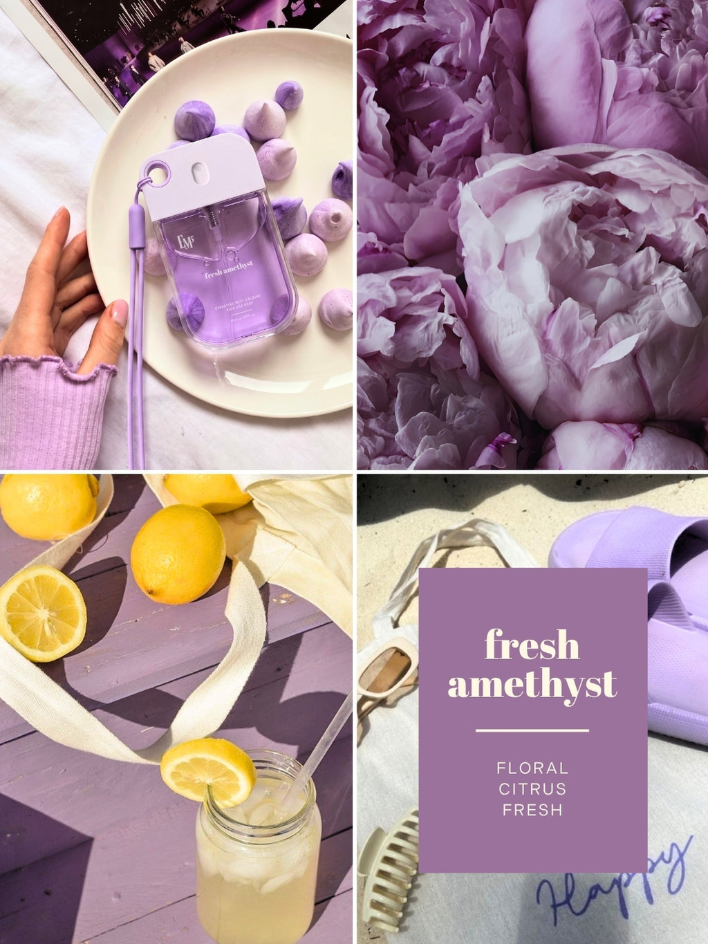 Guava Peach & Fresh Amethyst Hair & Body Mist