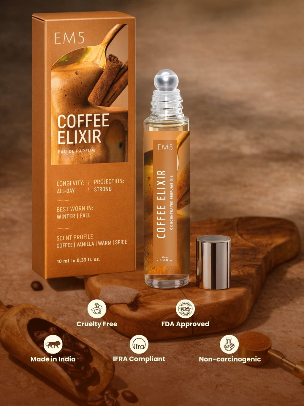 Coffee Elixir Perfume Roll-On