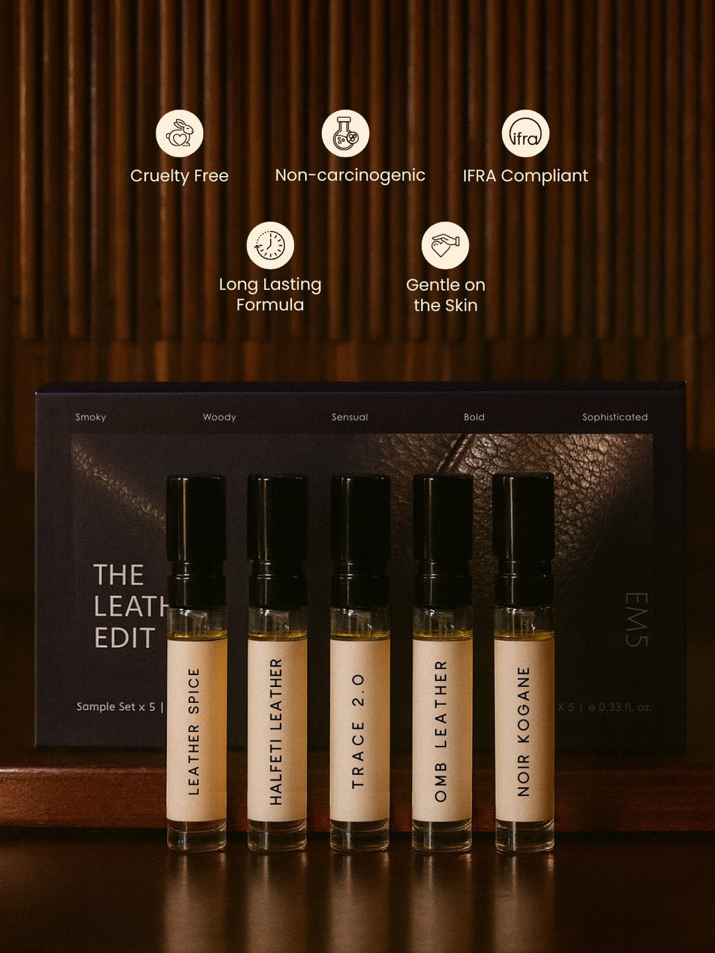 The Leather Edit Pack of 5 Perfumes