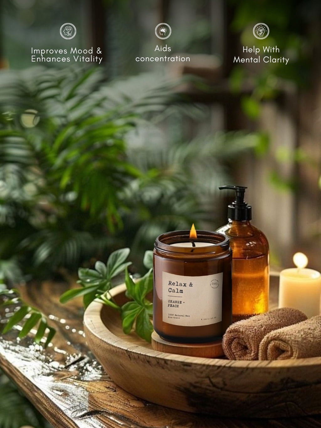 Relax & Calm | Aromatherapy Scented Candles