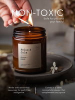 EM5™ Relax & Calm | Aromatherapy Scented Candles | Orange & Peach | 100% Natural Wax | 100gms Upto 30 Hrs Burn Time | Smoke Free & Non Toxic