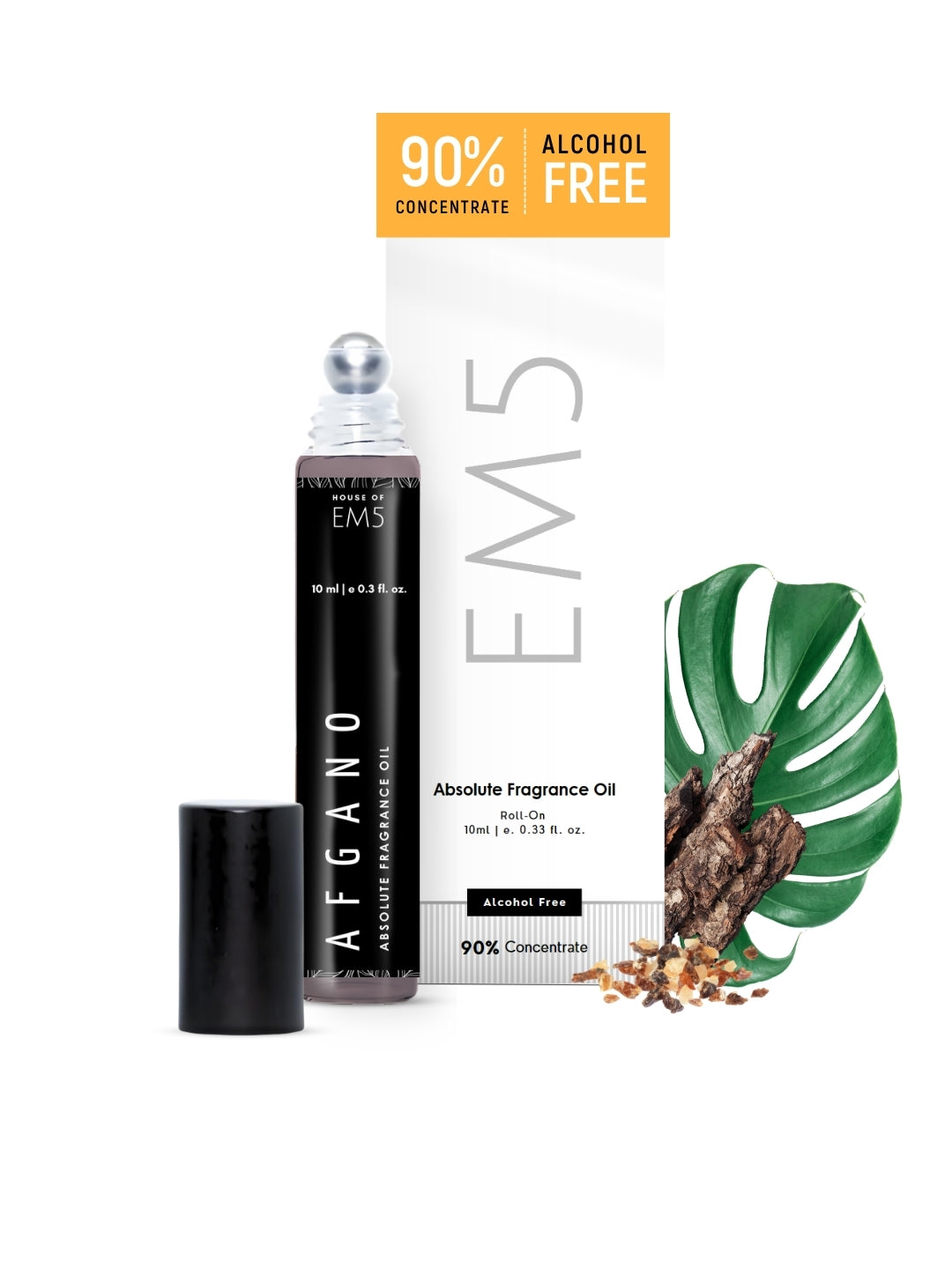 EM5™ Afgano Perfume Oil Roll On (Attar) 90 Concentrate NonAlcoholi