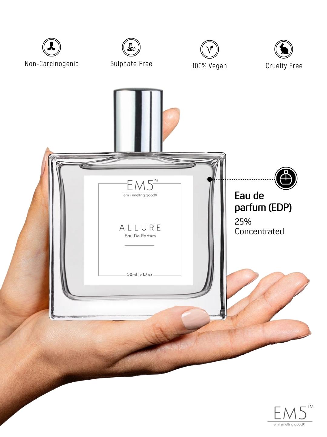 EM5™ Allure Perfume for Men, Strong and Long Lasting