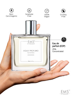EM5™ Aqua Profumo Perfume for Men | Eau de Parfum Spray | Amber Marine Fresh Spicy Fragrance | Luxury Gift for Him | Sizes Available: 50 ml / 15 ml