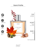 EM5™ Autumn Vibes Unisex Perfume | Eau De Parfum Spray for Men & Women | Woody Fresh Spicy Fragrance Accords | Luxury Gift for Him / Her | Sizes Available: 50 ml / 15 ml - House of EM5
