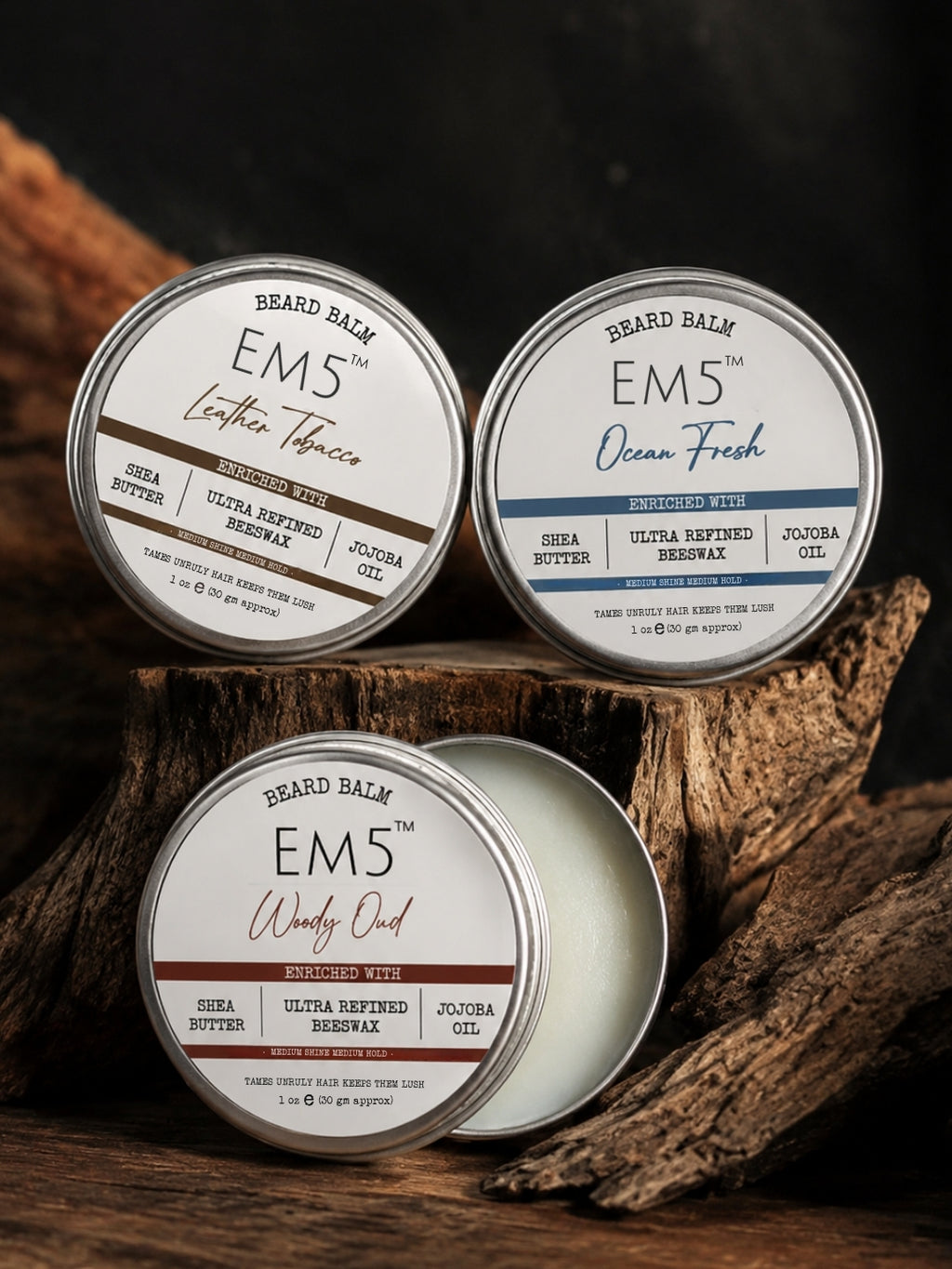 Organic Beard Balm Pack of 3