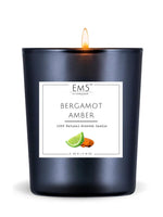 EM5™ Bergamot Amber Scented Candles | 60 gm | 12 to 16 Hrs Burn Time | Smoke Free & Non Toxic | Scented Candles for Home Decor & Aromatherapy | Best Fragrance Gift for Him/Her - House of EM5