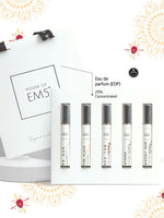 EM5 For Winters | Warm Spicy Smoky Fragrance | Set of 5 Perfume Sprays for Men and Women | Best Gift for Him and Her | Easy to Carry & Pocket Friendly | Pack of 5 (12ml Each)