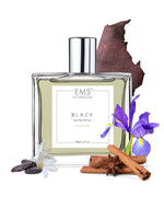 EM5™ Black Perfume EDP Spray for Men | Woody Warm Spicy Fragrance Accords | Luxury Gift for Him | Variants Available: 50 ml Spray / 15 ml Spray
