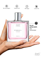EM5™ Bombshell Perfume for Women | Strong and Long Lasting | Vanilla Coffee White Floral | Luxury Gift for Women | 50 ml Spray / 10ml Alcohol Free Roll On