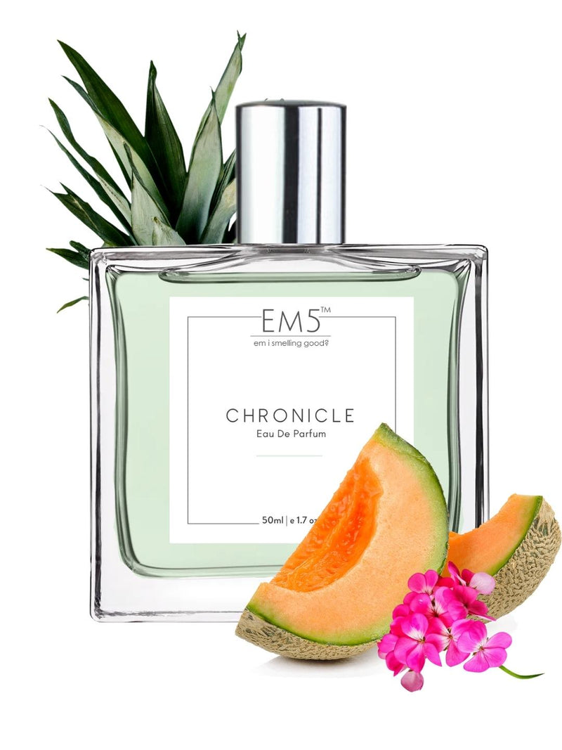 EM5™ Chronicle Perfume for Men | Strong and Long Lasting | Lavender Musky Tropical | Luxury Gift for Men | 50 ml Perfume Spray