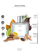 EM5™ Code Perfume for Men | Eau De Parfum Spray | Citrus Leather Anis Fragrance Accords | Luxury Gift for Him | Sizes Available: 50 ml / 15 ml - House of EM5