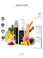 EM5™ Crush Unisex Perfume EDP Spray | Woody Amber Warm Spicy | for Men & Women | Luxury Gift for Him / Her | Variants Available: 50 ml Spray / 15 ml Spray