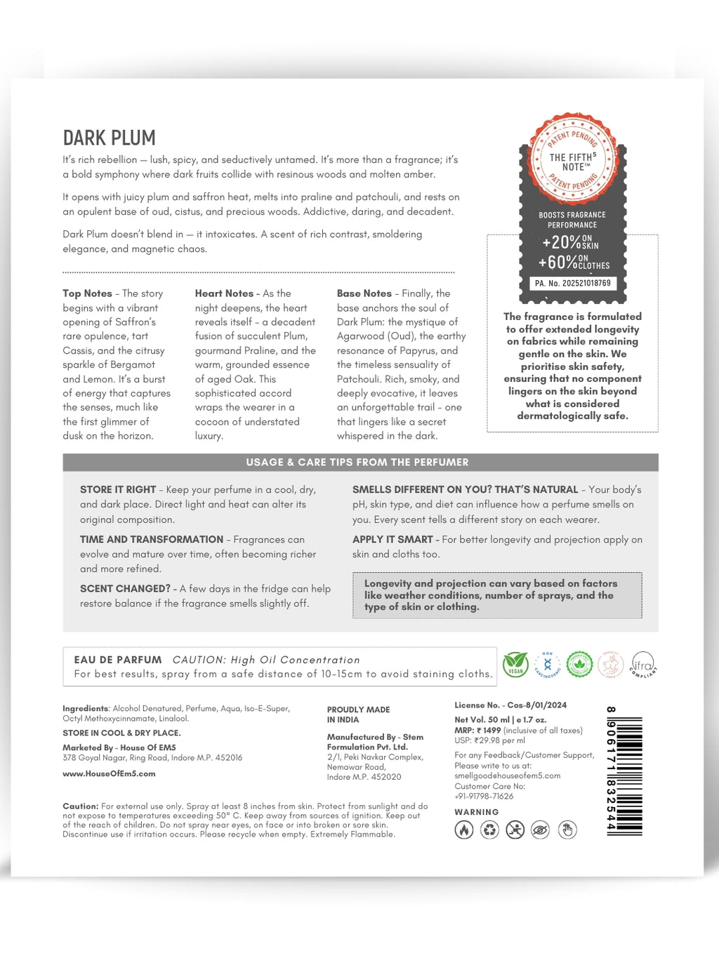 Dark Plum | Eau De Parfum