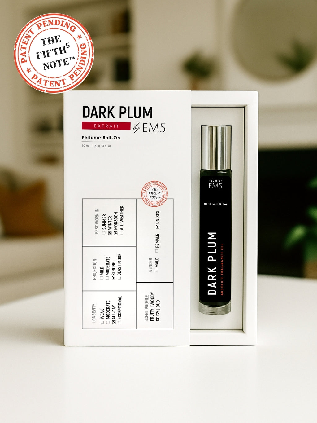 Dark Plum Perfume Roll-On