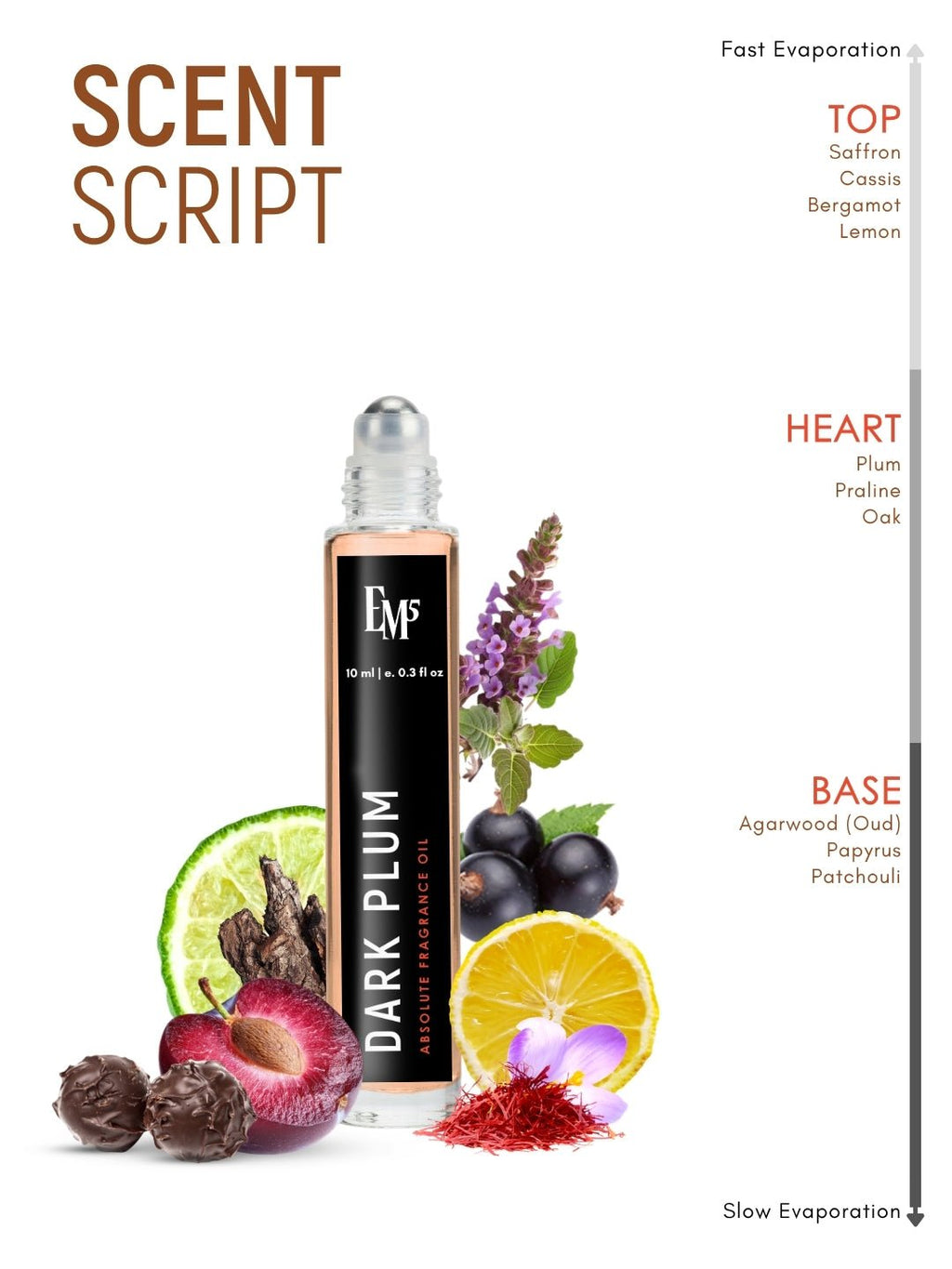Dark Plum Perfume Roll-On