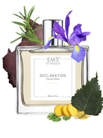 EM5™ Declaration Perfume for Men | Eau De Parfum Spray | Fresh Spicy Citrus Fragrance Accords | Luxury Gift for Him | Sizes Available: 50 ml / 15 ml - House of EM5