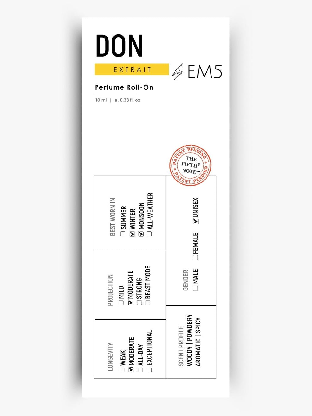 Don Perfume Roll-On