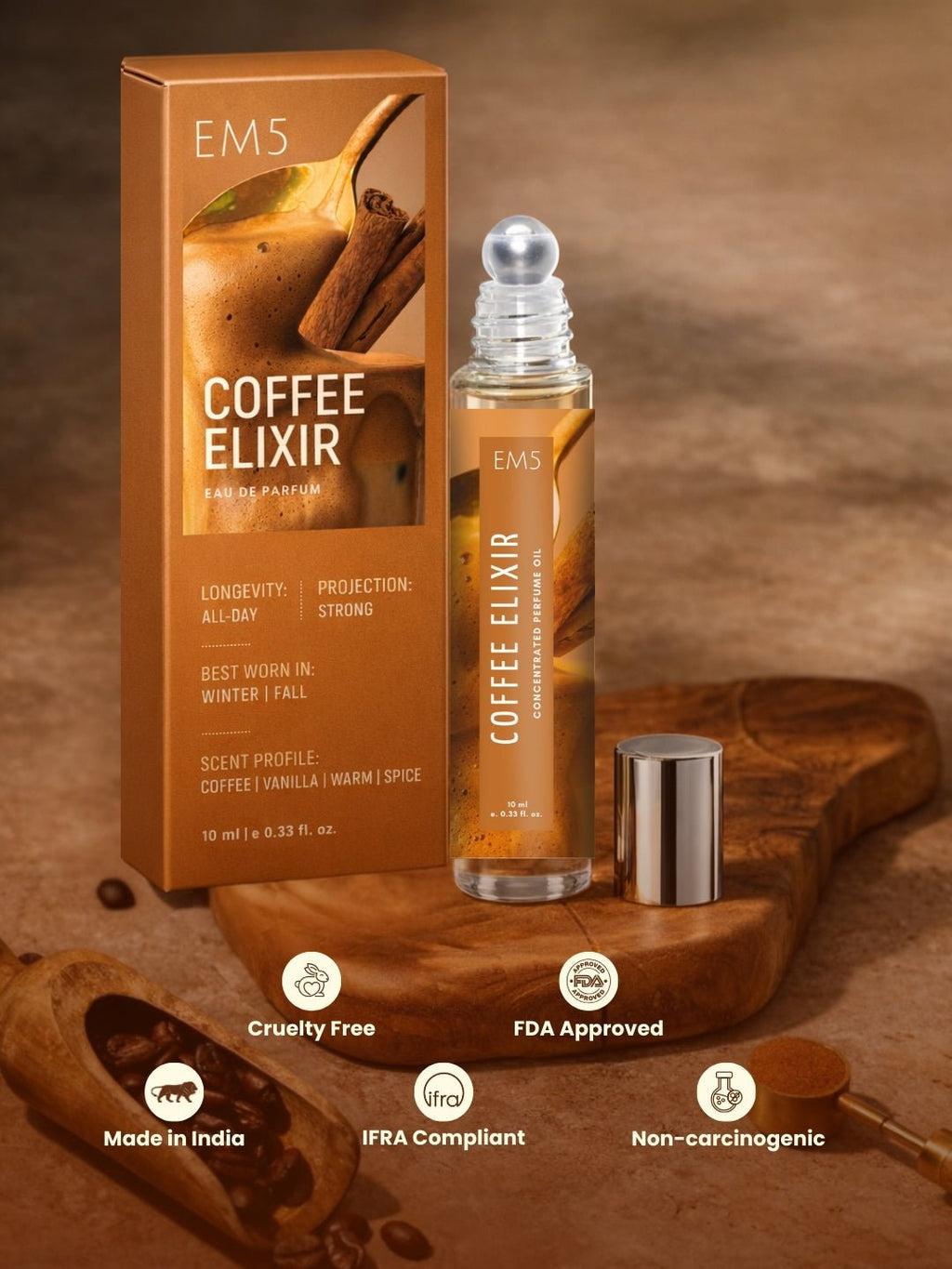 Coffee Elixir Perfume Roll-On