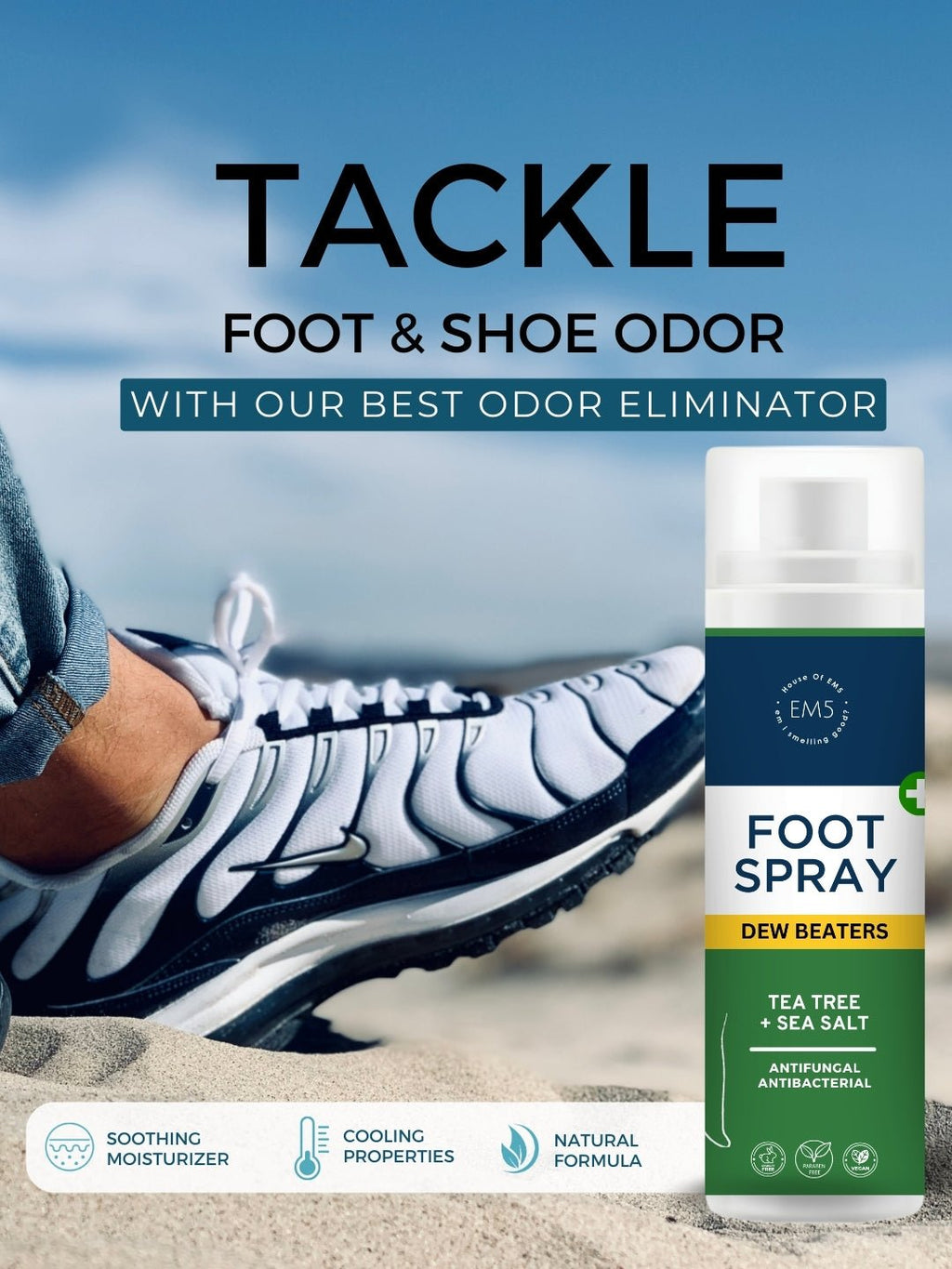 EM5™ Dew Beaters | Foot Spray | Pack of 2 - House of EM5