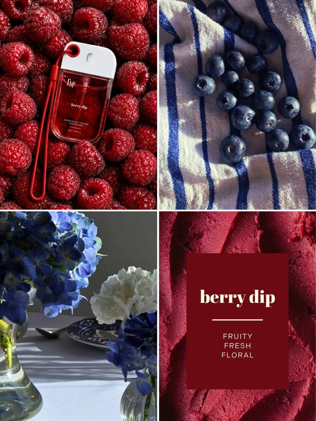 Berry Dip & Vanilla Cloud Hair & Body Mist