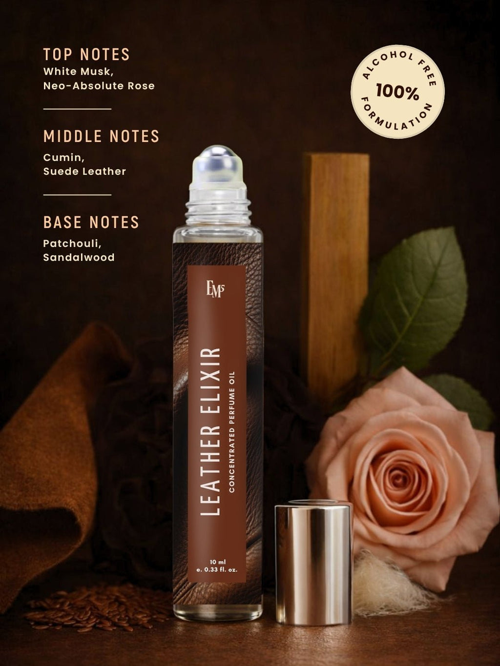 Leather Elixir Perfume Roll-On
