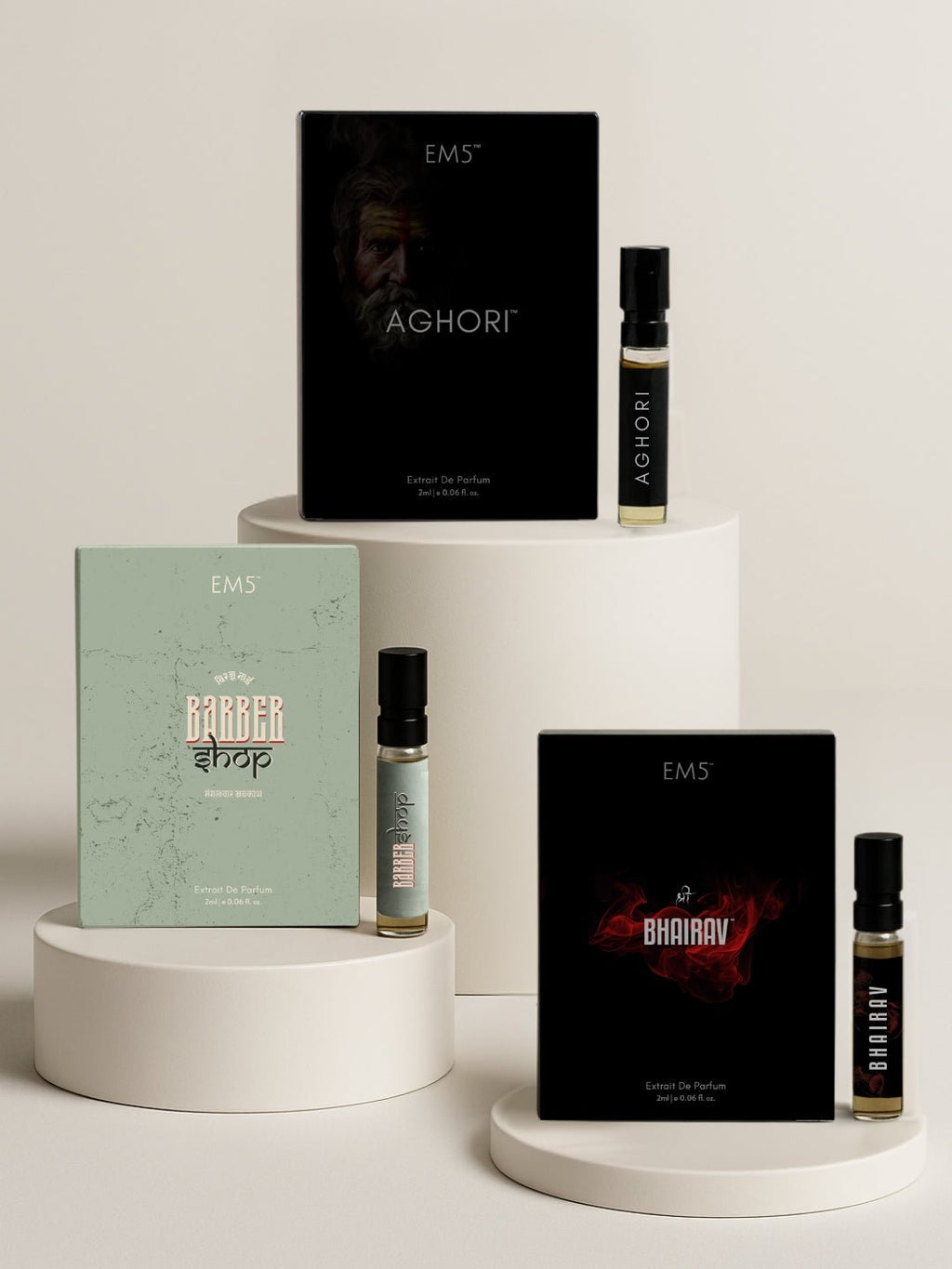 The Premium Masculine Scents Pack of 3 Perfumes