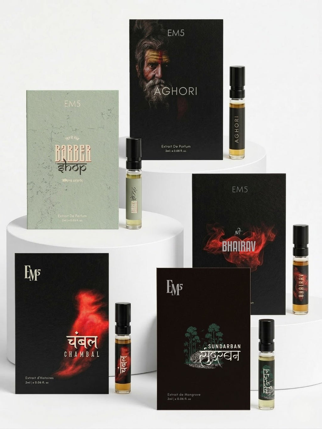 The Premium Scents Pack of 5 Perfumes