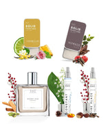 EM5™ Gift Pack for Men | Set of 5, 2x 12ml Perfume Sprays, 2x 12ml Solid Perfumes, 1x 50ml , Perfume Spray | Perfume Spray Gift Set for Him | Gift Set for Men, Husband, Boyfriend