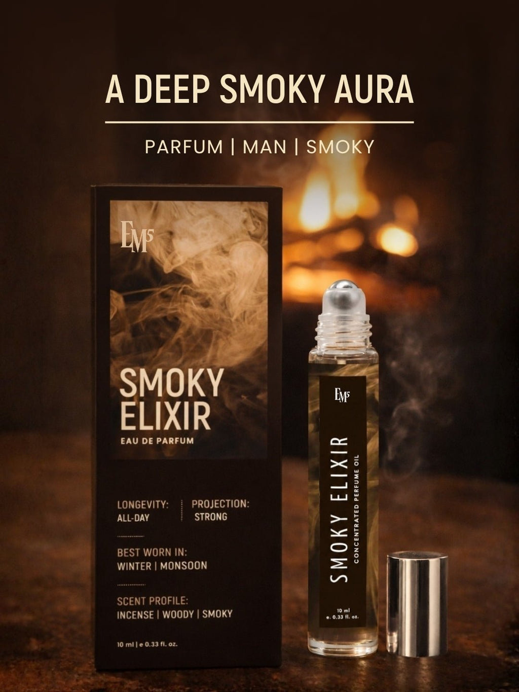 Smoky Elixir Perfume Roll-On