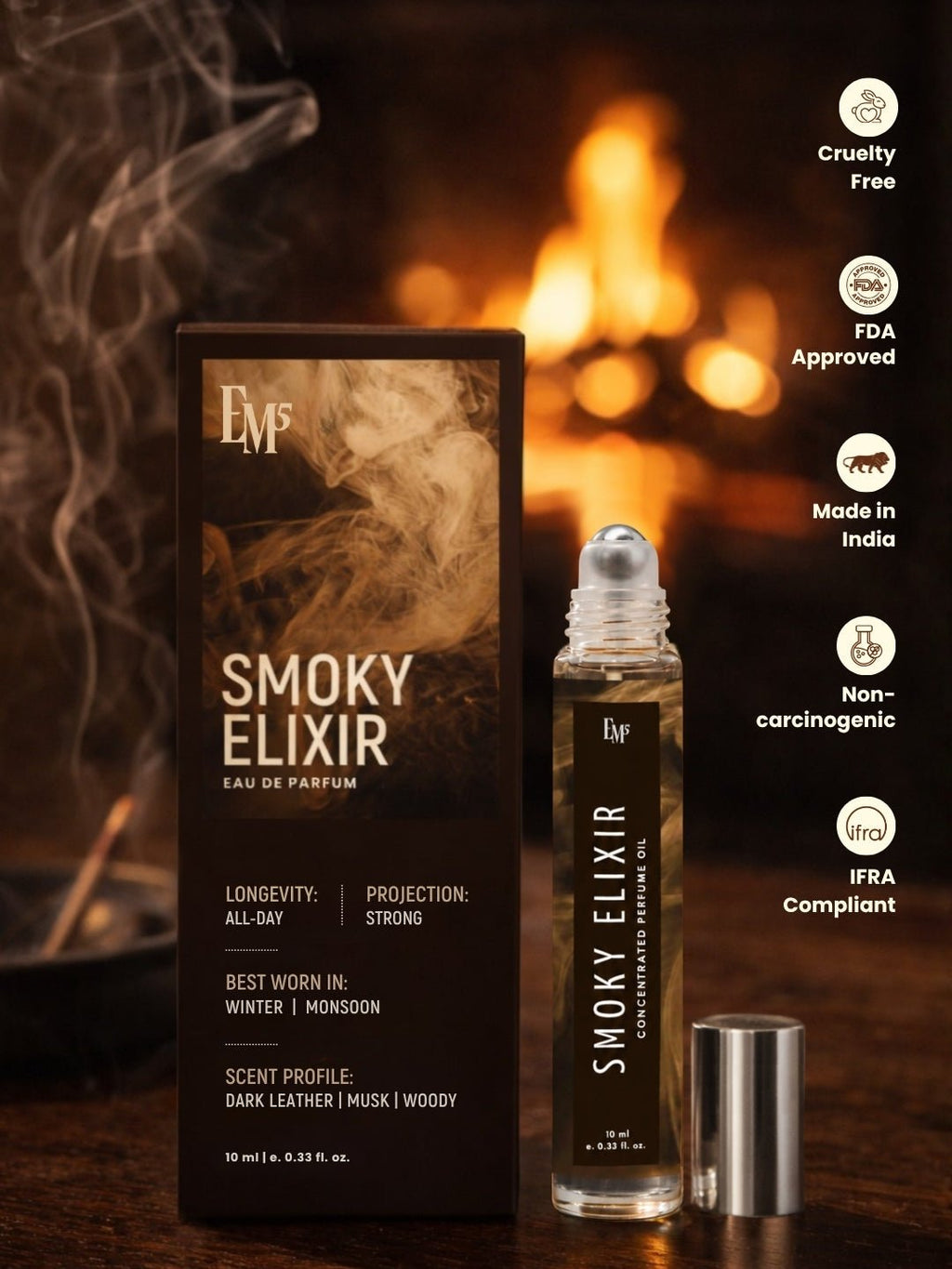 Smoky Elixir Perfume Roll-On