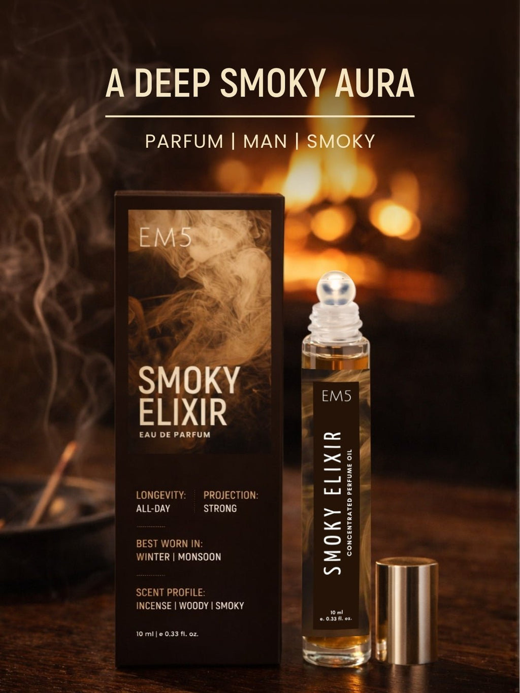 Smoky Elixir Perfume Roll-On