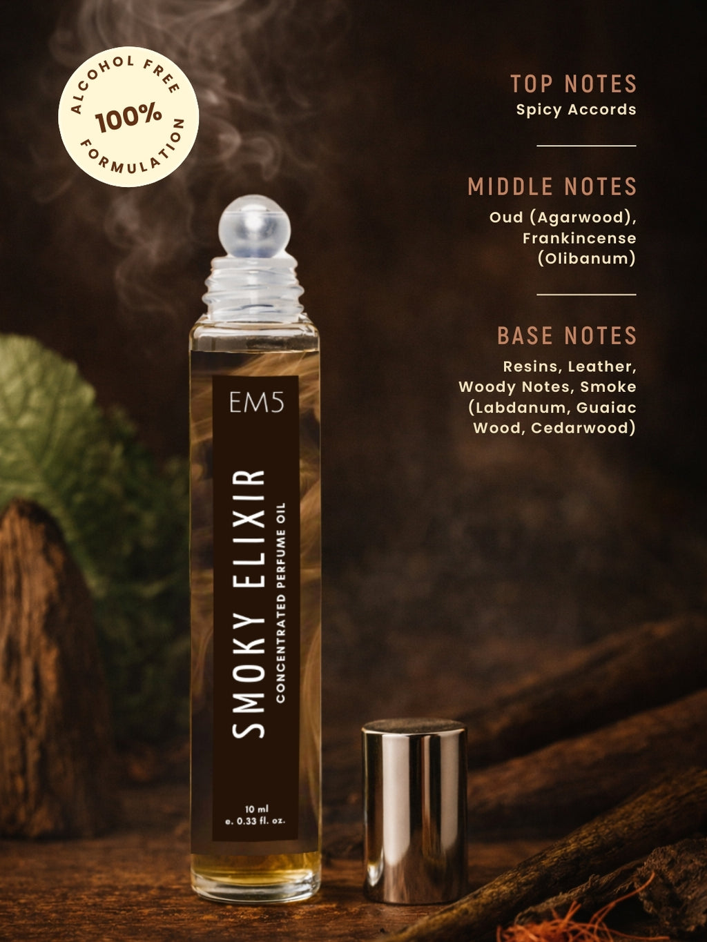 Smoky Elixir Perfume Roll-On