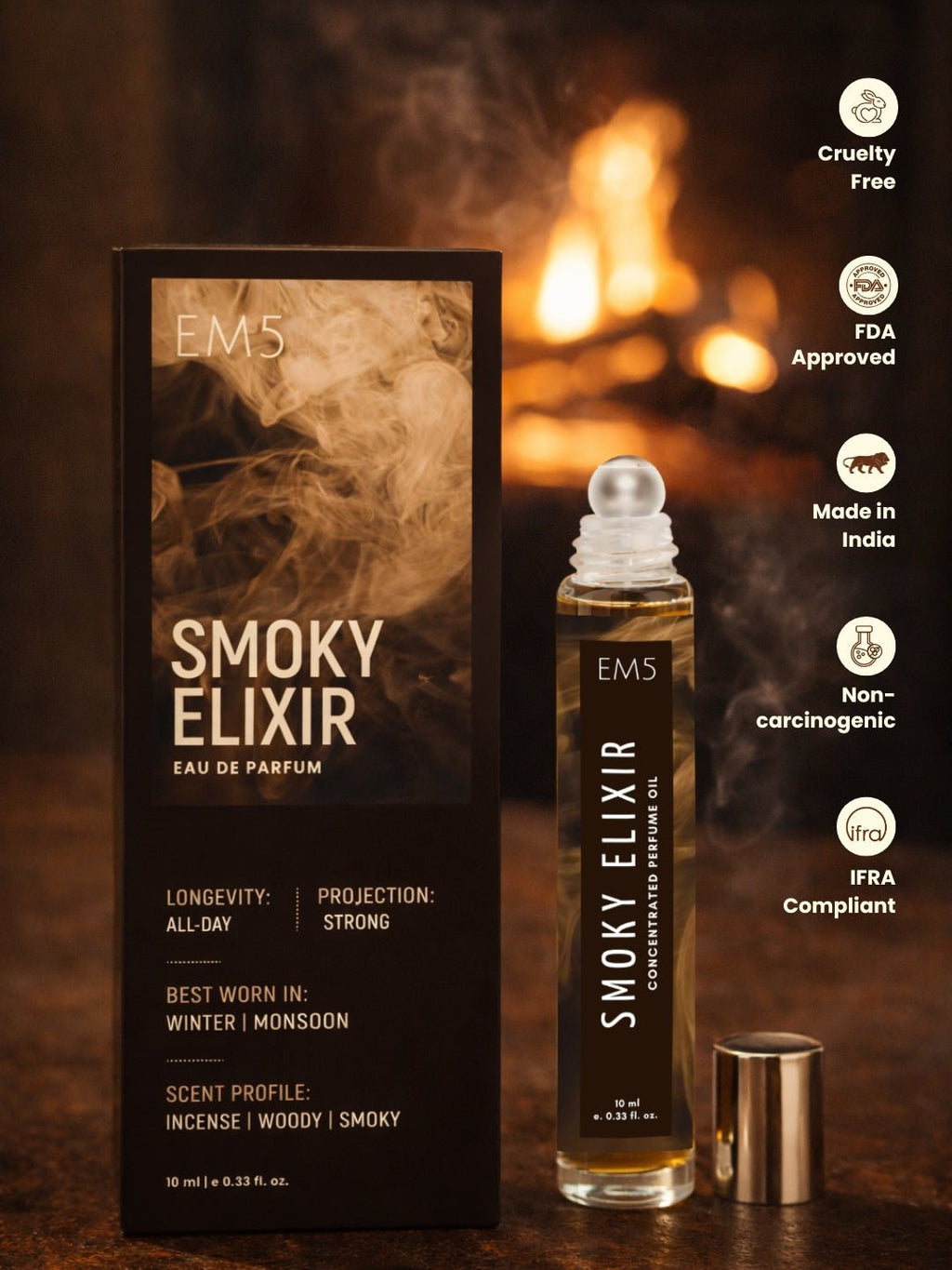 Smoky Elixir Perfume Roll-On