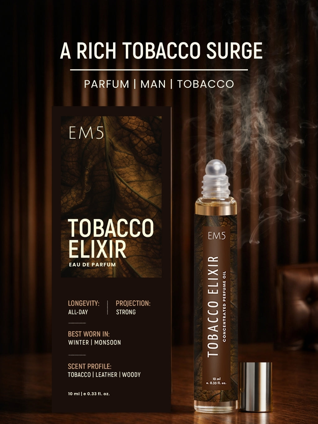 Tobacco Elixir Perfume Roll-On